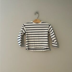 ADD ON FOR $12 Zara Boy’s White‎ and Navy Striped Long-Sleeve Tee 3-4Y H&M